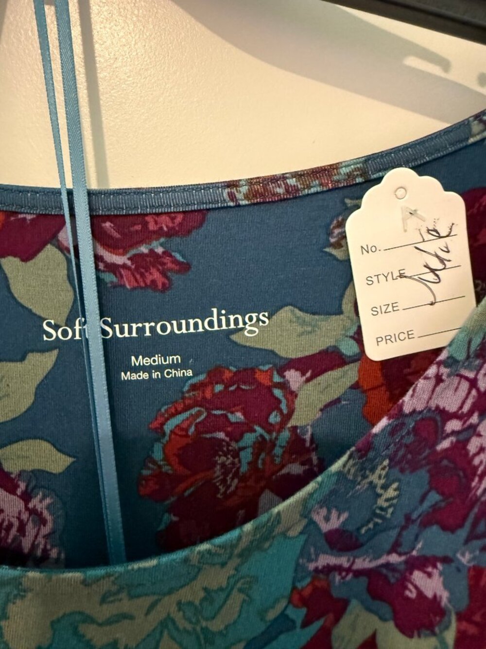 Soft Surroundings Floral Maxi Dress Medium - Picture 2 of 2